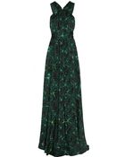 Issa Printed Silk chiffon Gown - Lyst