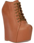 Jeffrey Campbell Platform Bootie - Lyst