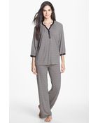 Midnight By Carole Hochman Keep Me Close Pajamas - Lyst