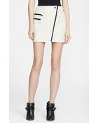 Rag & Bone Hudson Leather Miniskirt - Lyst