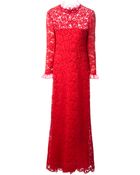 Valentino Floral Lace Gown - Lyst