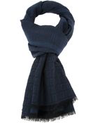 Fendi Jacquard Monogram Scarf - Lyst