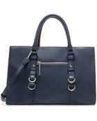 Zara Mini Shopper with Rings - Lyst