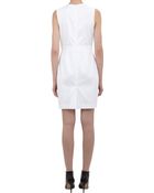 Barneys New York V-Neck Sleeveless Sheath Dress - Lyst