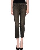 Daniele Alessandrini 3/4 Length Cotton Trousers - Lyst