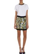Emanuel Ungaro Embellished Mini Skirt - Lyst