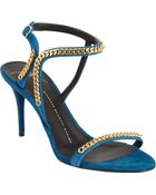 Giuseppe Zanotti Chain Trimmed Sandal - Lyst