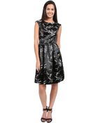 Sue Wong Cap Sleeve Short Dress - Lyst