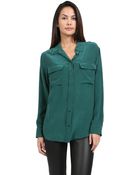 Equipment Signature Blouse - Lyst