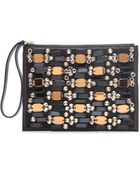 Marni Embellished Clutch - Lyst