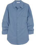 Donna Karan New York Oversized Cotton Shirt - Lyst