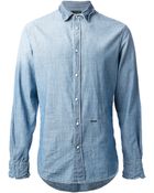 DSquared2 Washed Denim Shirt - Lyst