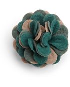 Hook + Albert Camo Lapel Flower Pin - Lyst