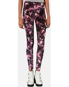 Topshop Floral Velvet Leggings - Lyst