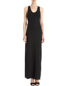 Barneys New York Racerback Maxi Dress - Lyst