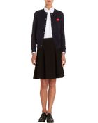 Comme Des Garcons Play Heart Emblem Cardigan - Lyst