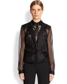 Jason Wu Fitted Silk Organza Jacket - Lyst