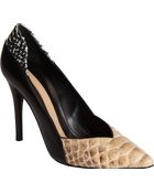 Narciso Rodriguez Python Pointed Toe Pump - Lyst