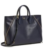 Pour La Victoire Yves Medium Leather Tote - Lyst