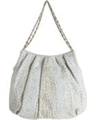 Zagliani Python Medium Bianca Bag - Lyst