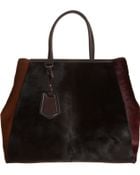Fendi Large Calf Hair 2jours Tote - Lyst