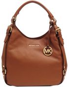 Michael Kors Bedford Leather Hobo - Lyst