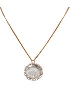 Renee Lewis Pearlrimmed Diamond Shake Pendant Necklace - Lyst