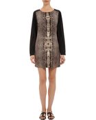 Twelfth Street Cynthia Vincent Python-Print Shift Dress - Lyst