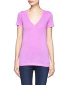 J.Crew Vintage Cotton V-Neck Tee - Lyst