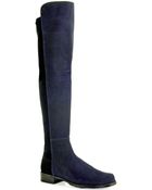 Stuart Weitzman 50/50 - Suede Otk Boots - Lyst