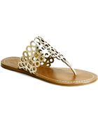 Tory Burch Davy Flat Thong Sandal - Lyst