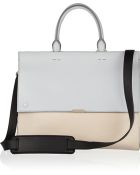 Victoria Beckham Twotone Leather Tote - Lyst