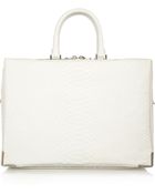 Alexander Wang Prisma Pythoneffect Leather Tote - Lyst