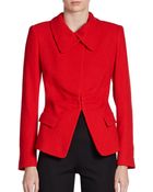 Lafayette 148 New York Wool Blend Contour Front Jacket - Lyst