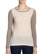 Christopher Fischer Cashmere Contrast Sweater - Lyst