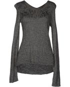 Theyskens' Theory Long Sleeve Jumper - Lyst