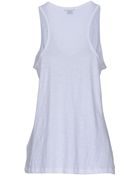 Theory Sleeveless T-Shirt - Lyst