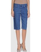 Cheap Monday Denim Bermudas - Lyst