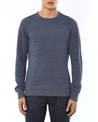 John Varvatos Crewneck Cottonlinen Sweater - Lyst