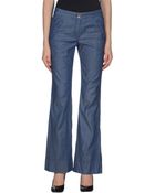 Laure'l Denim Trousers - Lyst