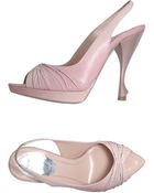 Rene Caovilla Platform Sandals - Lyst