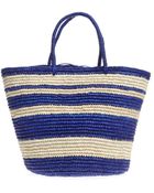 Sensi Studio Stripe Woven Straw Tote - Lyst