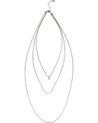 Asos Limited Edition Snakechain Multirow Necklace - Lyst