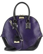 Burberry Leathertrimmed Calf Hair Tote - Lyst