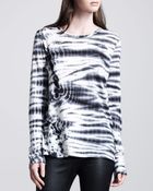 Proenza Schouler Tie-Dye Tissue-Jersey Tee - Lyst