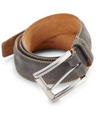 Robert Graham Laurel Nubuck Leather Belt - Lyst