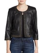 Sachin & Babi Lugo Perforated Stud-Detail Jacket - Lyst