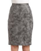 Sachin & Babi Kiel Acid Wash Pencil Skirt - Lyst