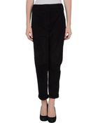 Balmain Leather Trousers - Lyst