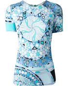 Emilio Pucci Pattern Print Top - Lyst